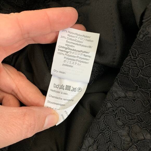 J. Crew Easy Pant in Black Lace Size 4 - Picture 9 of 9